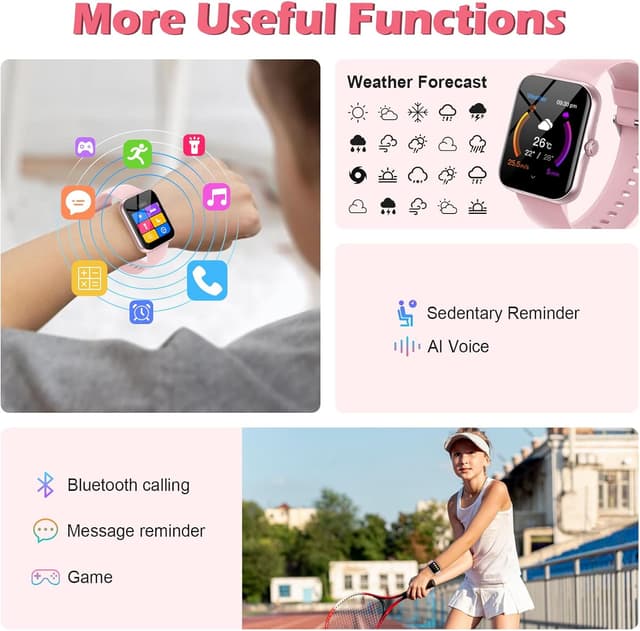 Thumbnail 1 de Orologio Smartwatch Bambini Rosa 1.8\