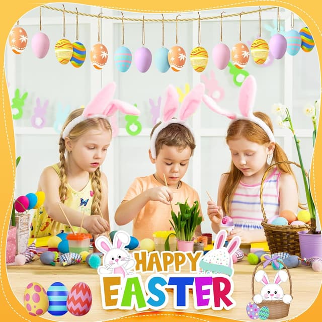 Thumbnail 6 de Ostereier zum Aufhängen 24 Stück 6 cm