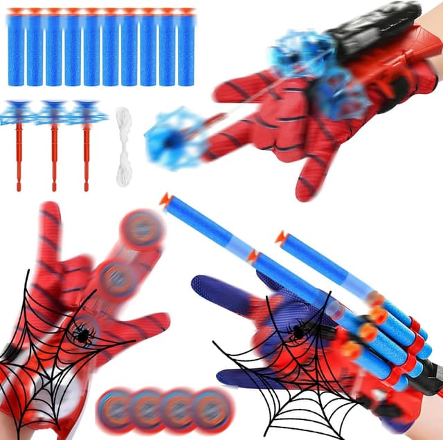 Thumbnail 4 de WYFDCZZP Guanti Spiderman per bambino 5–10 anni