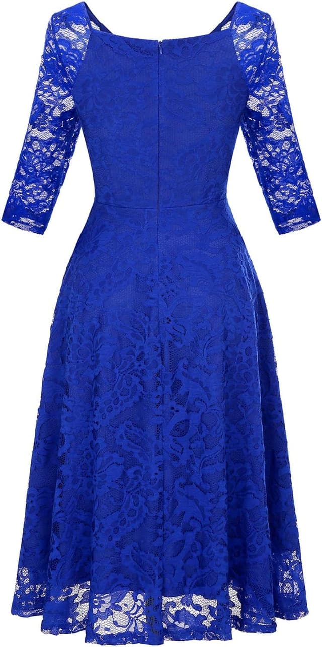 Thumbnail 2 de Dressystar Robe de soirée midi Dentelle 1️⃣ 🎀