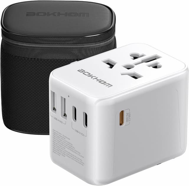 Detalle de Worldwide Travel Adapter USB-C PD 30W with surge protection 🌍