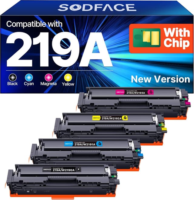 Detalle de SODFACE 219A 219X Toner 4er‑Pack für MFP 3302FDWG 🖨