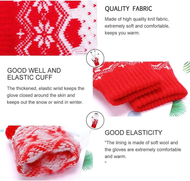 Thumbnail 6 de KQueenStar Direct Women’s Winter Touchscreen Gloves – soft, warm and comfy for cold-weather phone use