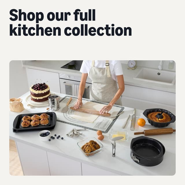 Thumbnail 6 de Amazon Basics Nonstick Bundt Pan, Dishwasher and Oven-Safe, 25.4 cm
Amazon Basics Nonstick Bundt Pan, Dishwasher an…