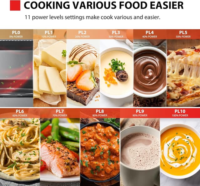 Detalle de Toshiba Black Mirror MW3-EM20PF(MB) 20L 800W digital solo microwave