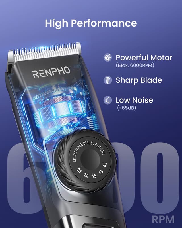 Detalle 2 de RENPHO Haarschneidemaschine 180 Minuten