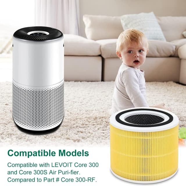 Detalle 2 de Laukowind Core 300S Filter Ersatz HEPA 1 Stück