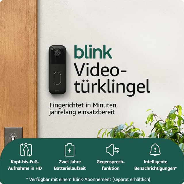 Imagen de Blink Videotürklingel Gen3 mit HD-Aufnahme und 2-Jahres-Batterielebensdauer 📹 en OfertitasTOP