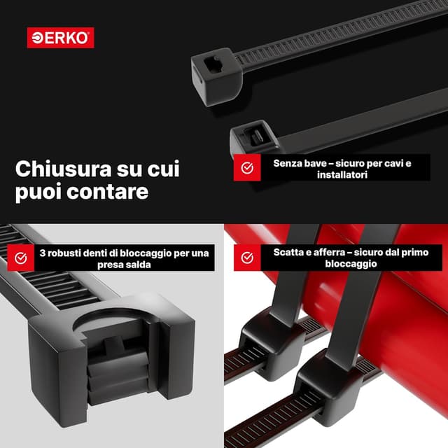 Thumbnail 4 de ERKO Fascette 550 x 9 mm 25 pezzi