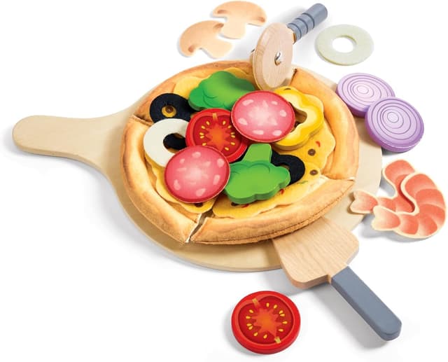 Detalle de Hape Set de Pizza con Ingredientes