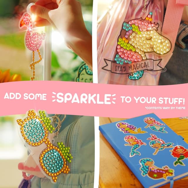 Thumbnail 1 de Blue Squid Mermaid Diamond Art Kit for Kids