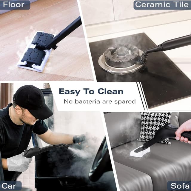 Detalle de Waitbird Steam Cleaner (Handheld Steamer) with 21 Accessories, 248°F