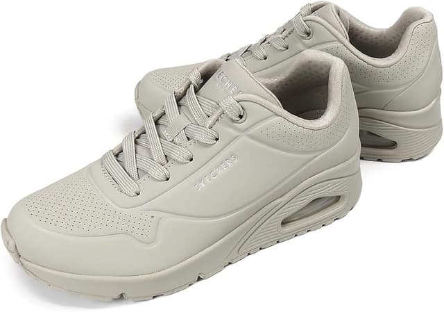 Detalle 2 de Skechers Uno Zapatillas mujer Off White Durabuck 37,5 EU
