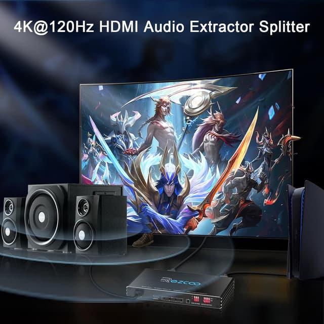 Thumbnail 5 de Splitter HDMI 2.1 1x4 4K@120Hz