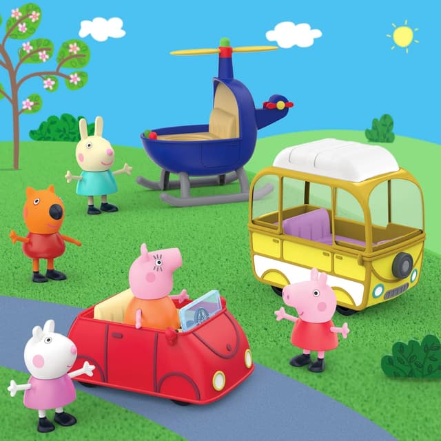 Thumbnail 6 de Peppa Pig – Coffret Petits véhicules : 3 véhicules et 5 figurines articulées