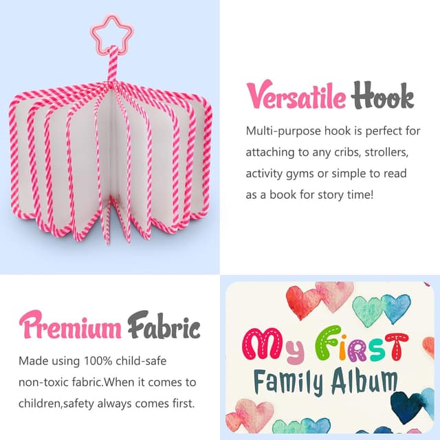 Thumbnail 5 de Fintie Baby Fotoalbum 4x6 Zoll, 18 Fotos