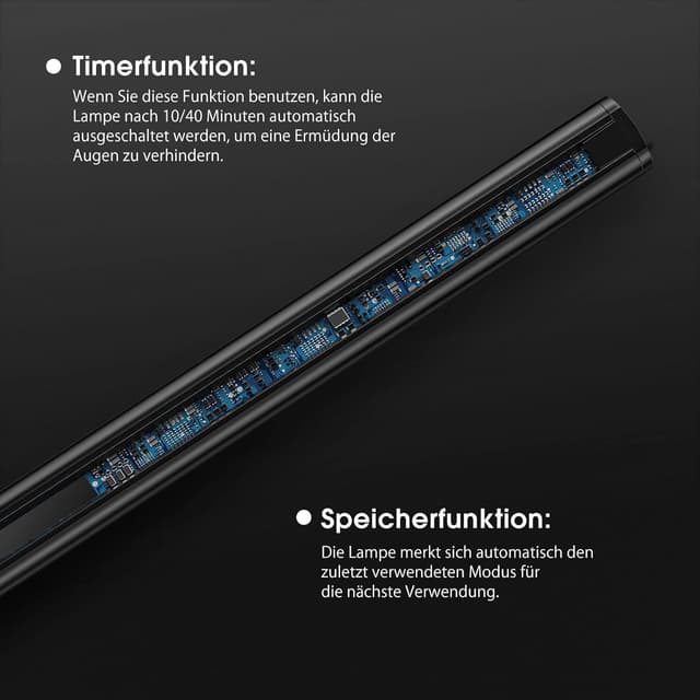 Thumbnail 6 de EYOCEAN Schreibtischlampe Gestensteuerung 80 cm