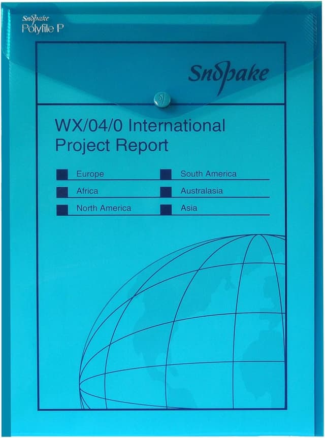 Detalle 2 de Snopake A4 Polyfile P Popper Wallet