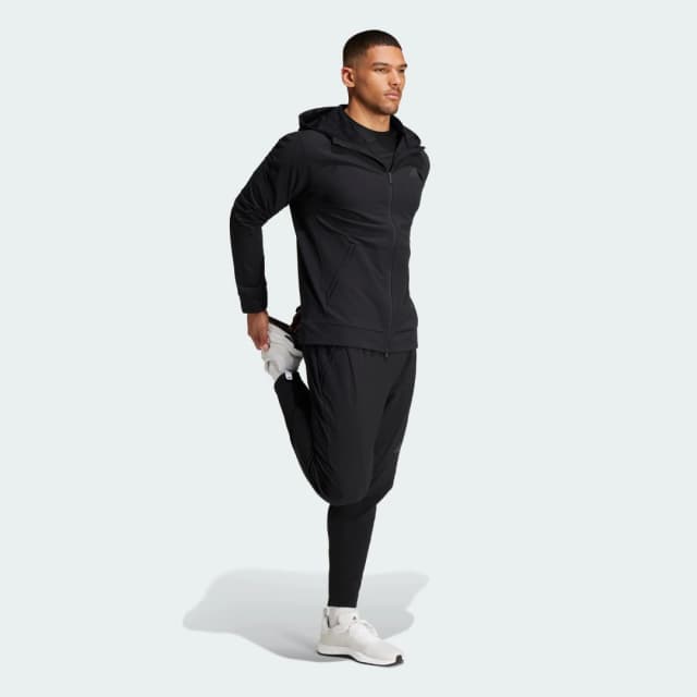 Detalle de Adidas Designed for Training COLD.RDY chaqueta negra