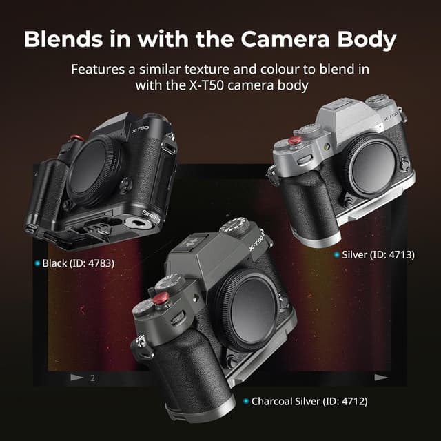 Thumbnail 4 de SMALLRIG X-T50 Impugnatura L ergonomica 77 g