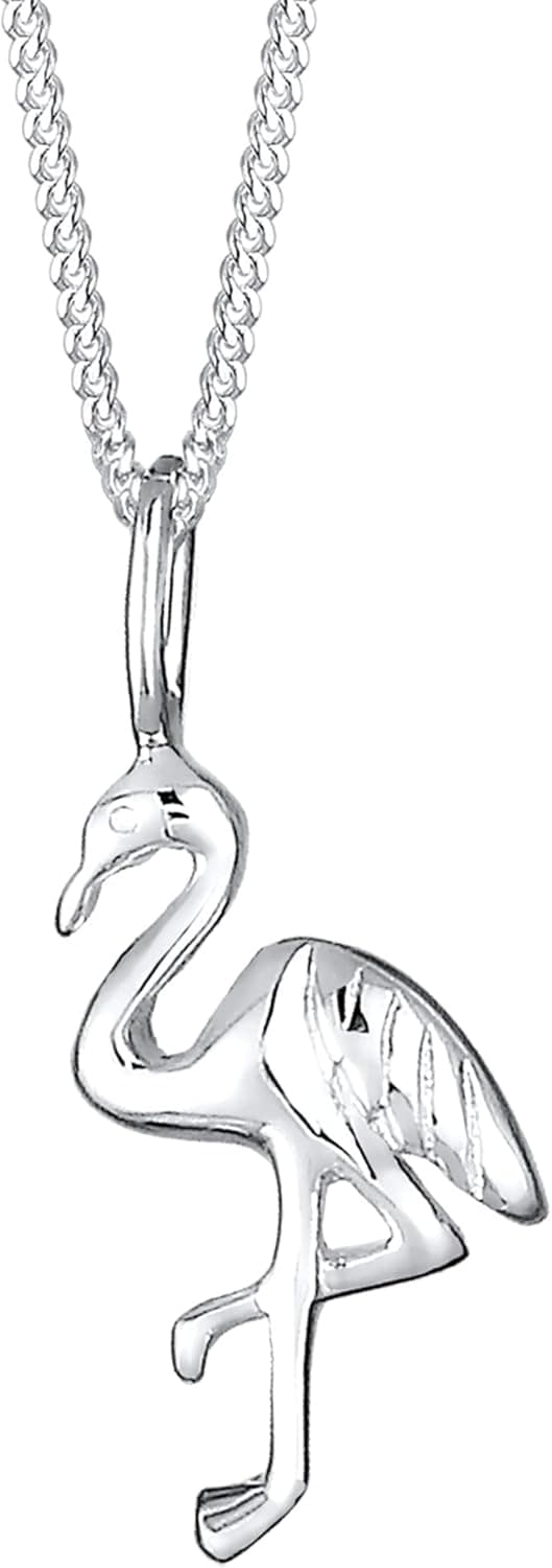 Detalle de Elli Flamingo Halskette 925 Silber