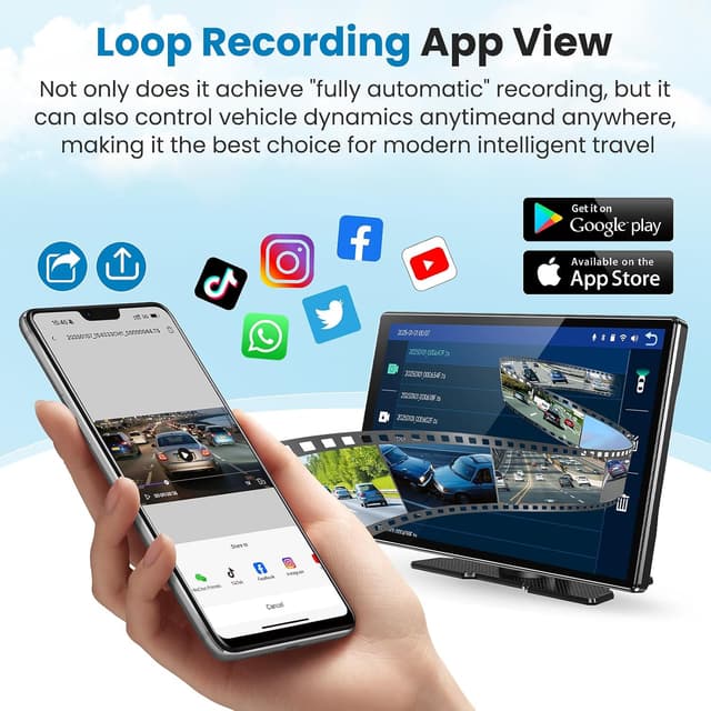 Detalle de Portable CarPlay Screen 11.3-inch Wireless