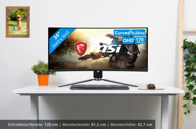 Thumbnail 6 de MSI MAG 341CQPDE QD-OLED Gaming Monitor