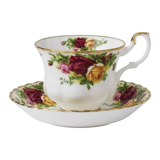 Imagen de Royal Albert Old Country Roses — taza con plato 🍽️ en OfertitasTOP