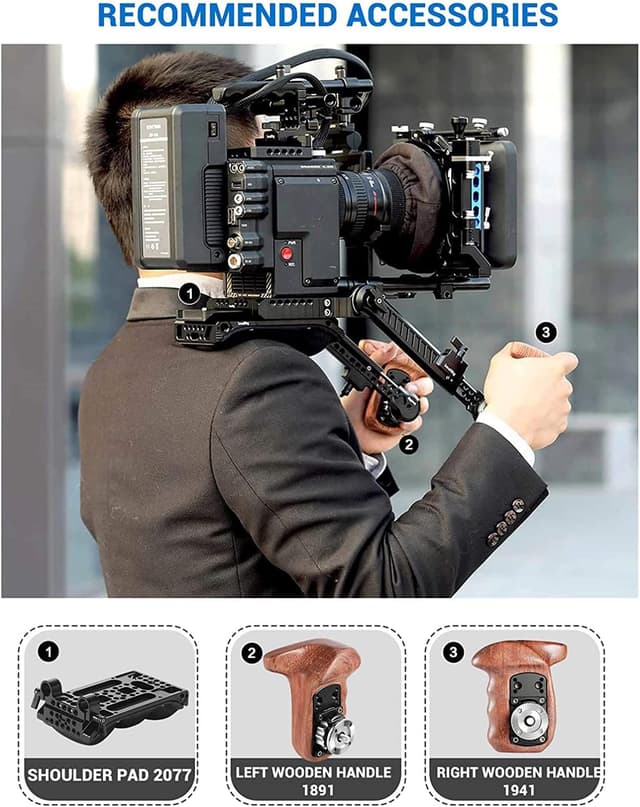 Detalle 2 de SmallRig Rosette Extension Arm for Sony FS5 / FS7 Grip – ARRI 1870 (1870)