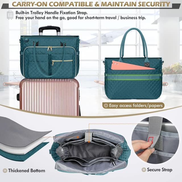 Thumbnail 5 de RAINSMORE Teacher Laptop Bag 15.6" messenger bag