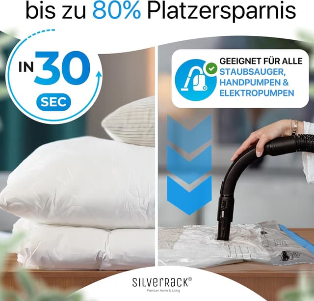 Thumbnail 1 de SilverRack Vakuumbeutel für Bettdecken XL 6 Stück