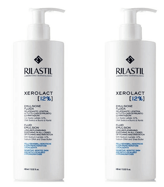 Detalle de Rilastil Xerolact 12 Leche Corporal 2x400 ml