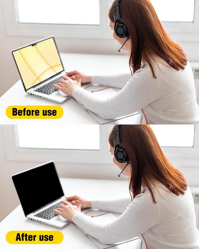 Detalle de F FORITO Magnetic Privacy Screen Protector for 2026 MacBook Neo 13-inch (A3404) with A18 Pro