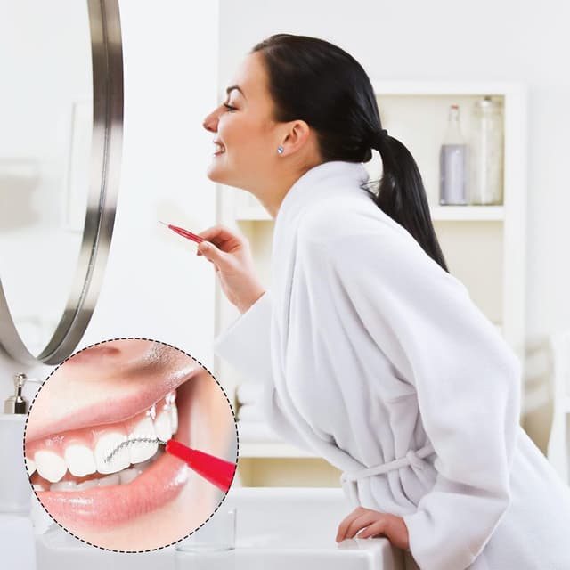 Thumbnail 3 de 80 Pcs Interdental Brushes 4 Colours