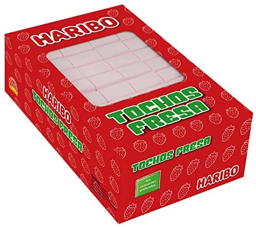 Detalle de Haribo Tochos refrescantes fresa 100 g 🍓