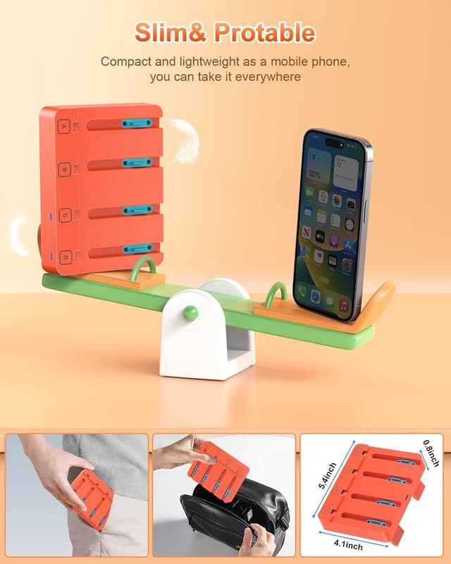 Detalle 1 de FYOUNG JoyCon chargeur Switch 8 ports