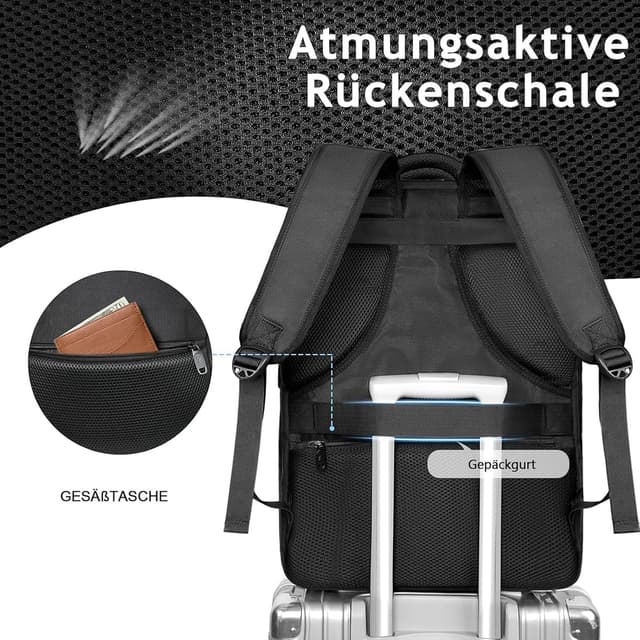 Thumbnail 5 de MATEIN Handgepäck Rucksack 44L 55x40x23