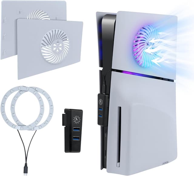 Detalle de Mcbazel PS5 Slim 2 USB RGB