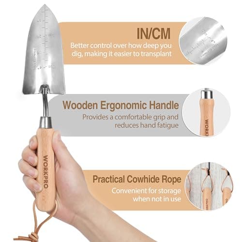 Thumbnail 6 de WORKPRO Ensemble de jardinage rose 8 pièces ⚙