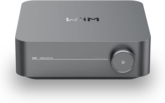 Detalle de WiiM Amp Pro Multiroom-Streaming-Verstärker mit HDMI ARC, Alexa & Google Cast – Dark Gray
