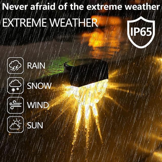 Detalle 2 de YOFIG Solarleuchten Außen Garten 6er Set