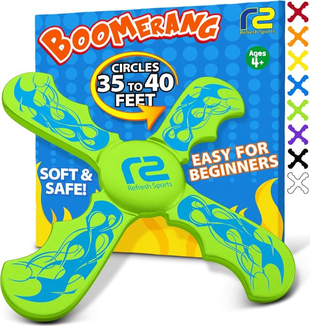 Detalle de Fun Boomerang — Easter Basket Stuffers for Kids (Soft EVA Foam Boomerang Gift)