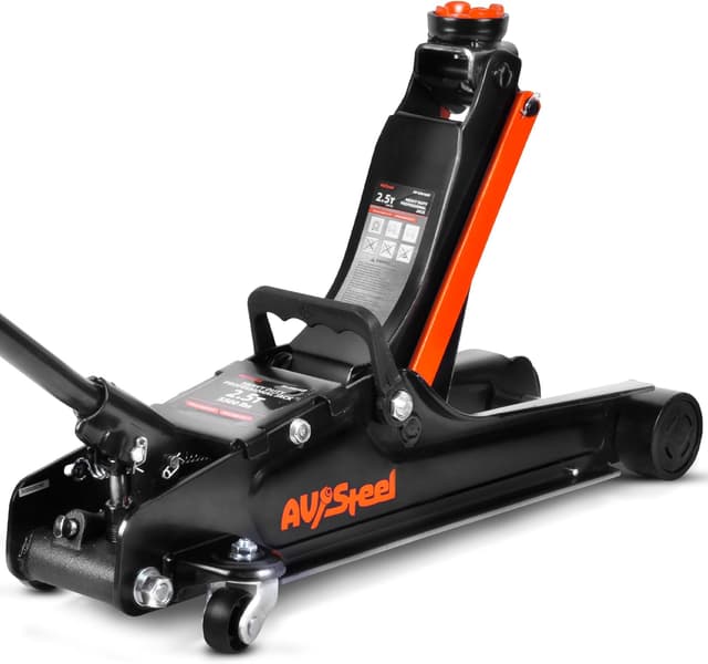 Imagen de AV Steel Floor Jack 2.5 Ton Low Profile, 3.4–14.6" range 🛠 en OfertitasTOP