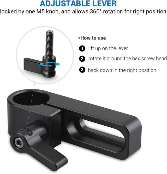 Thumbnail 3 de SMALLRIG 15 mm Rod Clamp 1549
