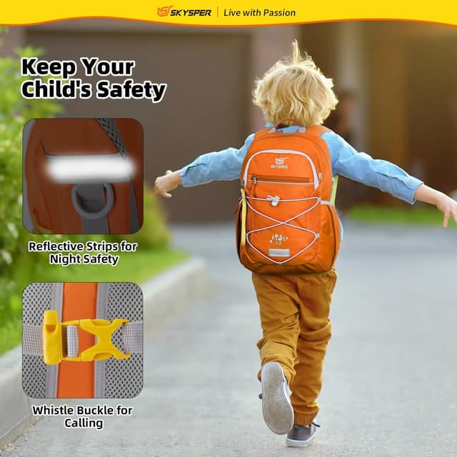 Thumbnail 6 de SKYSPER Kinderrucksack fürs Wandern (3–8 Jahre) – komfortabler Rucksack mit Brustgurt und verstellbarer Größe