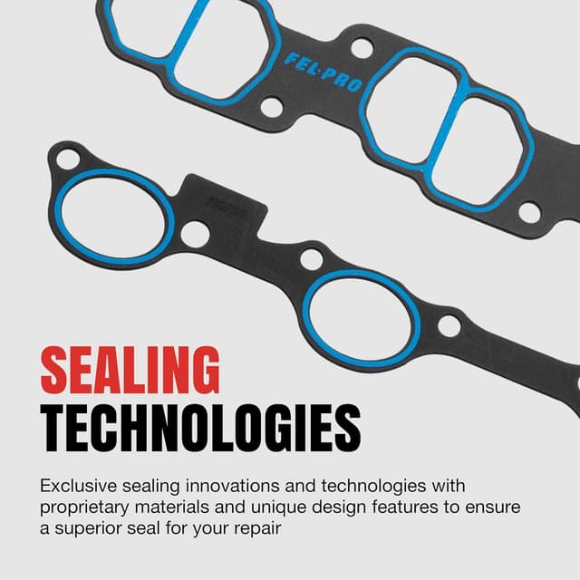 Detalle de FEL-PRO 1204 Engine Intake Manifold Gasket Set for V8 4.3L–6.6L engines
