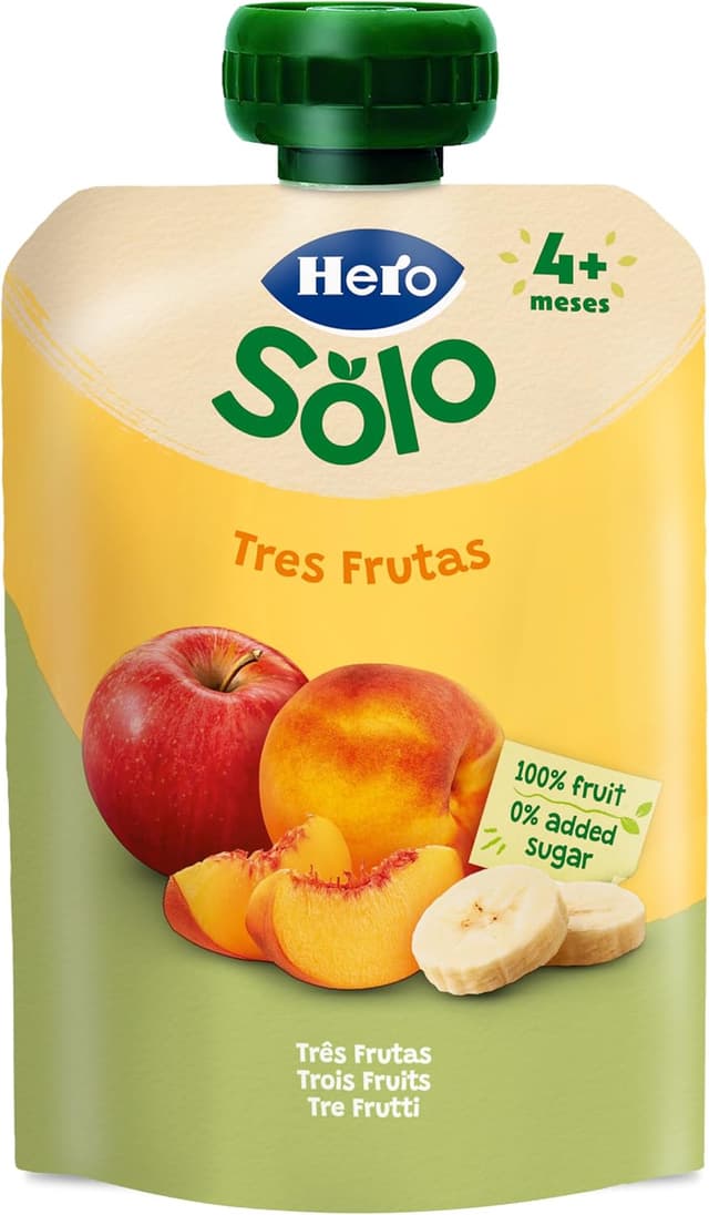 Thumbnail 1 de Hero Baby Bolsitas de Frutas 🍑🍎🍌 Pack 18x100g