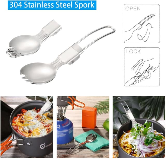 Thumbnail 4 de Odoland Camping Cookware Set for 1-2 People