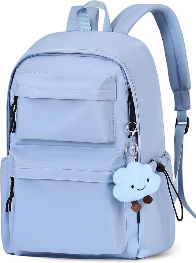 Thumbnail 6 de Fioretto FIORETTO Damen Rucksack / Schulrucksack für Mädchen & Jungen – Laptopfach bis 15,6 Zoll, Anti-Diebstahl-Tasche, 20 Liter, Grün