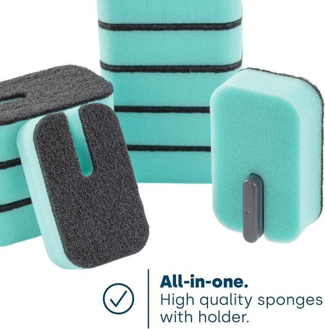 Thumbnail 3 de LIVIVO Dish Buddy Dual-Sided Sponges Pack